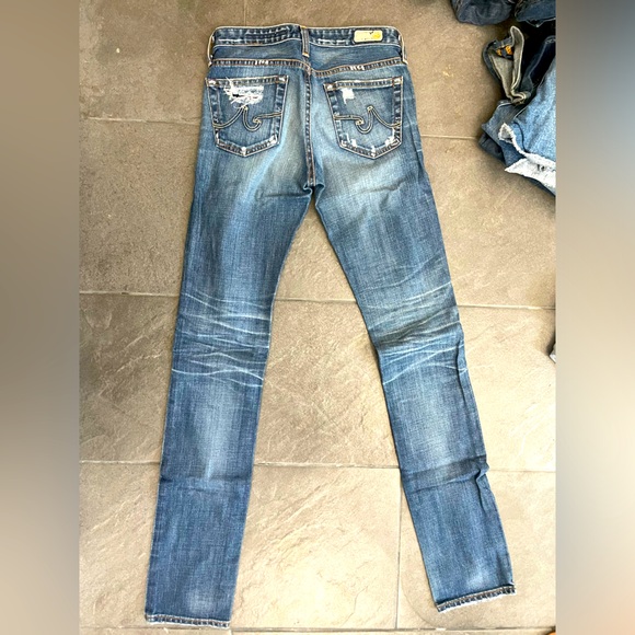 EUC ADRIANO GOLDSCMIED maternity jeans size 26 - Picture 1 of 6